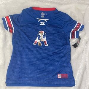 New England Patriot Lace up top size XL NWT